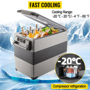 Charger l'image dans la visionneuse de galerie, Amocart 20L 22L 35L 45L 55L Car Refrigerator Mini Fridge Freezer Portable Compressor Cooler 12/24V Ice Box for Camping
