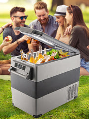 Charger l'image dans la visionneuse de galerie, Amocart 20L 22L 35L 45L 55L Car Refrigerator Mini Fridge Freezer Portable Compressor Cooler DC 110-240V Ice Box for Camping
