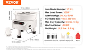Charger l'image dans la visionneuse de galerie, Amocart Pottery Wheel 11inch Pottery Forming Machine Direct Drive Ceramic Wheel 450W Electric Wheel for Pottery with Foot Pedal
