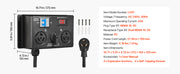 Load image into Gallery viewer, Amocart Manual EV Charging Switch for Dryer &amp; EV 24A Max 240V with Circuit Breaker Real-Time Display Hand-Operated Selector ETL
