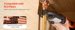 Amocart 7 PCS Pressing Jaws 1/4 in to 1-1/8 in for RLS Copper Pipes Suitable for High Pressure HVAC/R Applications - with Case