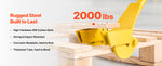 SucceBuy 2000lbs Pallet Buster Tool 41in Steel Handle Wrecking Pry Breaker Bar Deck Board Removal Tool for Flooring Drywall