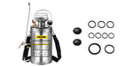 SucceBuy 4-12L Hand Powered Sprayer Stainless Steel Watering Spraying Sprinkling Atomizer Pump Home Ground Garden Cleaning Sprayer
