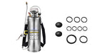 SucceBuy 4-12L Hand Powered Sprayer Stainless Steel Watering Spraying Sprinkling Atomizer Pump Home Garden Cleaning Sprayer