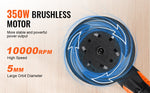SucceBuy Random Orbital Sander 350W Brushless 10000 PRM 6 Variable Speed Electric Orbital Sander for Woodworking Detail Sanding