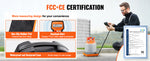 SucceBuy Refrigerant Scale 110/220 LBS HAVC Charging Recovery Freon Scale with Wired Remote Control 2/5g  Precision Electronic