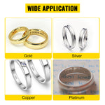 Amocart Inside Ring Engraver Stamper w/Two Face Standard Letter Block Dial Plotter Gold Silver Jewelry Making Engraving Machine