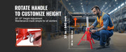 Load image into Gallery viewer, Amocart Pipe Holding Stand with Roller Head V-Head Folding Tripod Jack 12 inch Capacity Pipe working Supporting Clamped Tool
