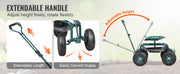 Charger l'image dans la visionneuse de galerie, Amocart Garden Cart Rolling Workseat with Wheels Gardening Stool for Planting 360Degree Swivel Seat Wagon Scooter with Steering
