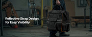 Charger l'image dans la visionneuse de galerie, Amocart 110Lbs Rolling Tool Bag 25 Pockets Roller Tool Bag on Wheels with Telescoping Handle Toolbag Organizers for Mechanic

