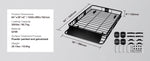 SucceBuy Roof Rack Cargo Basket 46"x36"x4.5"/51"x36"x5" Rooftop Cargo Carrier Heavy-Duty 200 LBS Capacity for SUV Truck Vehicle