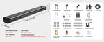 Amocart Roof Rack Water Tank Multi-Dispensing Outdoor Tank  High-Capacity Aluminum Tank with Pressurization Port Fit for Trunk