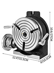 Charger l'image dans la visionneuse de galerie, Amocart 8 Inch/200 MM Rotary Table 3-Slot or 4-Slot Horizontal Vertical MT-3 Rotary Table for Milling 360° Precision Working
