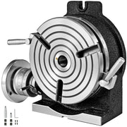 Charger l'image dans la visionneuse de galerie, Amocart 8 Inch/200 MM Rotary Table 3-Slot or 4-Slot Horizontal Vertical MT-3 Rotary Table for Milling 360° Precision Working
