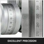 Amocart 8 Inch/200 MM Rotary Table 3-Slot or 4-Slot Horizontal Vertical MT-3 Rotary Table for Milling 360° Precision Working