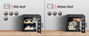 Bild in Galerie-Viewer laden, Amocart 1.2/0.5 Cubbic Fit Electronic Safe Deposit Safe Box W/ Digital Access &amp; Override Keys for Money Gun Jewelry Document
