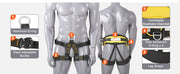 Charger l'image dans la visionneuse de galerie, Amocart Half Body Safety Harness Tree Climbing Harness Half Protection Harness 340 lbs for Fire Rescuing Caving Rock Climbing
