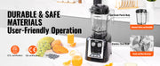 Charger l'image dans la visionneuse de galerie, Amocart 2L Smoothie Blender Professional Countertop Fruit Food Processor Mixer Maker with Stainless Steel for Home Kitchen Bar
