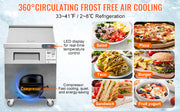 Load image into Gallery viewer, Amocart 28" Commercial Refrigerator Sandwich &amp; Salad Prep Table 7.4 Cu. Ft Stainless Steel Refrigerated Food Prep Station

