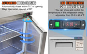 Charger l'image dans la visionneuse de galerie, Amocart 28in 48in Undercounter Worktop Refrigerator Stainless Steel Refrigerated Food Prep Station Fan Cooling for Bar
