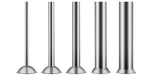 SucceBuy 3L Horizontal Sausage Stuffer Manual Sausage Maker Stainless Steel With 5 Filling Nozzles For Home & Commercial Use