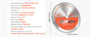 Charger l'image dans la visionneuse de galerie, Amocart Circular Saw Blade 10in Diameter 80Sharp Alloy Teeth 5/8in Arbor Aluminum Cutting Blade forCircular Saw with Heat Vents
