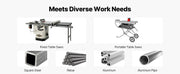 Charger l'image dans la visionneuse de galerie, Amocart Circular Saw Blade 10in Diameter 80Sharp Alloy Teeth 5/8in Arbor Aluminum Cutting Blade forCircular Saw with Heat Vents
