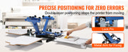 Charger l'image dans la visionneuse de galerie, Amocart Screen Printing Machine 360° Rotable Silk Screen Printing Press 54x45cm Screen Printing Press Adjustable Tension
