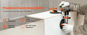 Bild in Galerie-Viewer laden, Amocart 2 Packs Seamless Granite Seam Setter 90°-120° Adjustable with 6 in Suction Cups Seam Joiner for Tile Joining &amp; Leveling
