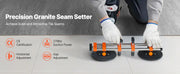 Bild in Galerie-Viewer laden, Amocart 2PCS Manual Seamless Stone Seam Setter with 6in Vacuum Suction Cups Marble Stone Splicing Installation Tool for Tile
