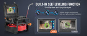 Load image into Gallery viewer, Amocart Sewer Camera 30m/50m/70m Drain Pipe Inspection Camera with 512Hz Transmitter 9" Screen 1080P HD Snake Plumbing Camera
