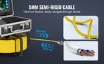 Amocart Sewer Camera 165 ft/50 m Self-Leveling Drain Inspection Camera with 9" 1080P HD Screen and 512Hz Locator for Duct Pipe