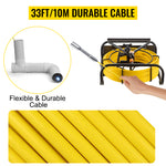 Amocart Pipe Inspection Camera DVR 16GB Micro SD Card 4.3in Monitor 10/20/30M/50M Industrial Sewer Drain Endoscope IP68 8500mHA
