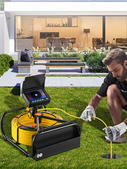 Bild in Galerie-Viewer laden, Amocart Sewer Camera 4.3" Screen Pipeline Inspection Camera with DVR Waterproof IP68 Industrial Endoscope for Home Drain Pipe
