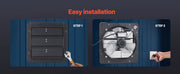 Charger l'image dans la visionneuse de galerie, Amocart 10/12/14/18 inch Shutter Exhaust Fan Wall Mounted Attic Vent Fan with Variable Speed Controller AC Motor for Greenhouse
