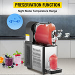 Amocart 3/6L Jar Commercial Slushie Machine Slush Maker Frozen Drink Dispenser Ice-Cool Juice Smoothie Granita Vending Machine