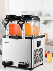 Charger l'image dans la visionneuse de galerie, Amocart 2x6L Commercial Beverage Slush Machine Frozen Drink Juice Dispenser Ice-Cool Smoothie Maker Equipment for Restaurant
