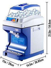 Bild in Galerie-Viewer laden, Amocart Commercial Ice Shaver Crusher 441LBS/H with 11LBS Hopper Electric Snow Cone Maker For Parties Events Snack Bar
