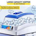 Amocart Commercial Ice Shaver Crusher 441LBS/H with 11LBS Hopper Electric Snow Cone Maker For Parties Events Snack Bar