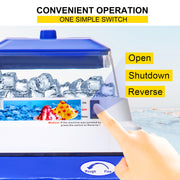 Charger l'image dans la visionneuse de galerie, Amocart Commercial Ice Shaver Crusher 441LBS/H with 11LBS Hopper Electric Snow Cone Maker For Parties Events Snack Bar
