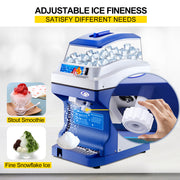 Charger l'image dans la visionneuse de galerie, Amocart Commercial Ice Shaver Crusher 441LBS/H with 11LBS Hopper Electric Snow Cone Maker For Parties Events Snack Bar
