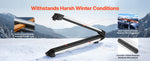 SucceBuy Ski & Snowboard Roof Rack Carry up to 6 Pairs of Skis or 4 Snowboards 2 PCS Aluminum Universal Car Roof Rack Top Holder