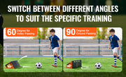 Charger l'image dans la visionneuse de galerie, Amocart Soccer Rebounder Board Portable Soccer Wall with 2 Angles Rebound Foldable HDPE Kickback Rebound Board for Adults
