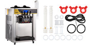 Charger l'image dans la visionneuse de galerie, Amocart 22-30 L/H Soft Ice Cream Machines Commercial Tricolor Desktop Sweet Cone Freezing Equipment Vending Machine
