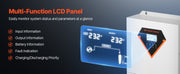 Charger l'image dans la visionneuse de galerie, Amocart Hybrid Solar Inverter 3500W/6000W 24V DC to Single-Phase 220/230V AC, Built-in 100A MPPT Solar Controller for Off-Grid
