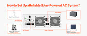 Charger l'image dans la visionneuse de galerie, Amocart Hybrid Solar Inverter 3500W/6000W 24V DC to Single-Phase 220/230V AC, Built-in 100A MPPT Solar Controller for Off-Grid
