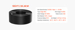 Amocart 100FT Solar Panel Extension Cable 10AWG 6mm² IP67 Waterproof Solar Extension Cable for Home Ship and RV Solar Panels