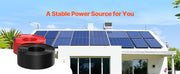 Charger l'image dans la visionneuse de galerie, Amocart Solar Panel Extension Cable 20FT Black + 20FT Red / 30FT Black + 30FT Red / 50FT Black + 50FT Red / 100FT Black + 100FT Red 10AWG with Female &amp; Male Waterproof Connectors 6mm² PV Cable for Home Ship
