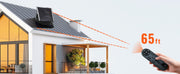 Bild in Galerie-Viewer laden, Amocart Solar Attic Fan 40W 1230 CFM Large Air Flow Solar Roof Vent Low Noise and Weatherproof with Smart Adapter for Home
