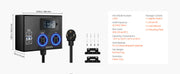 Charger l'image dans la visionneuse de galerie, Amocart Smart Power Distribution for Dryer and EV, 3-Color LED Indicator, With NEMA 14-30 Plug, NEMA 14-30 &amp; NEMA 14-50 Outlets
